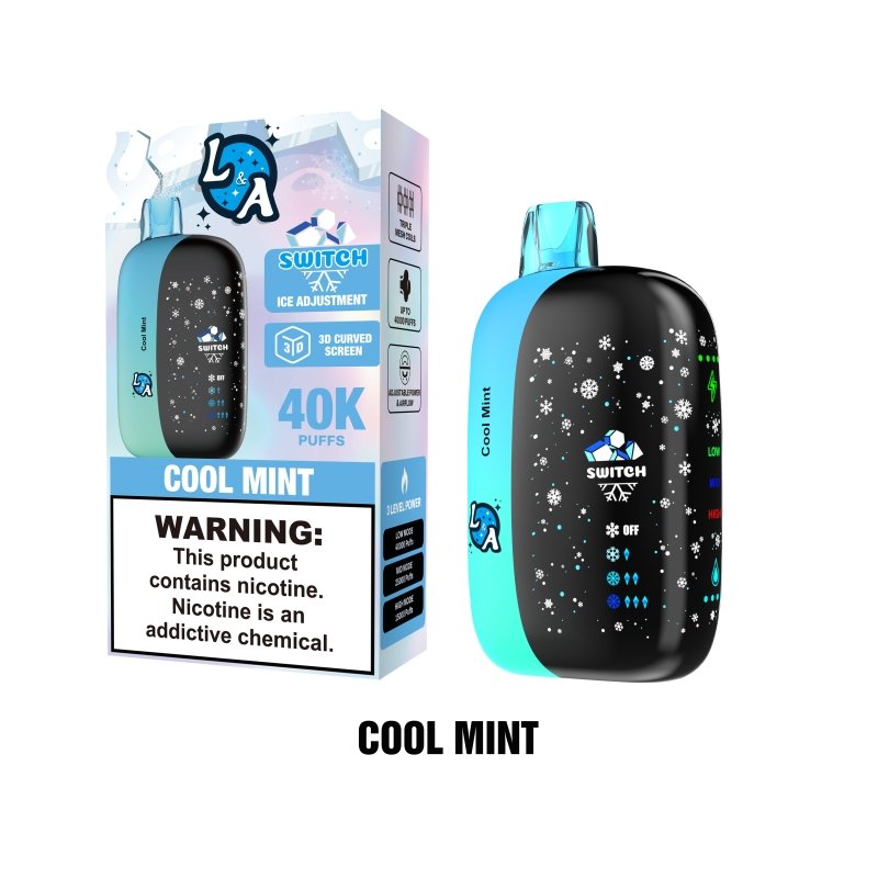 L&A Switch 40K Ice Control Disposable Vape 5% - 图片 8