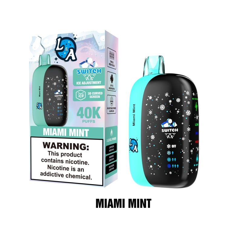 L&A Switch 40K Ice Control Disposable Vape 5% - 图片 5