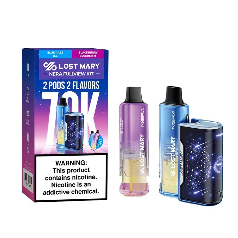 Lost Mary Nera Fullview 70K Disposable Vape Kit 24ml 5% (70000 Puffs) - 图片 16
