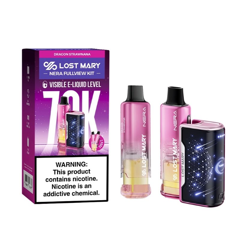 Lost Mary Nera Fullview 70K Disposable Vape Kit 24ml 5% (70000 Puffs) - 图片 10