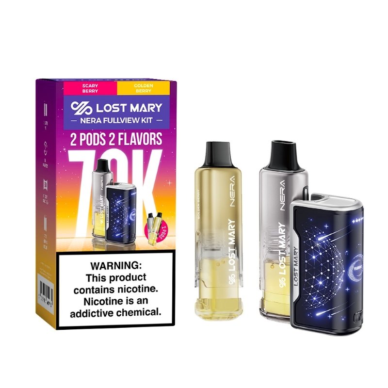 Lost Mary Nera Fullview 70K Disposable Vape Kit 24ml 5% (70000 Puffs) - 图片 13