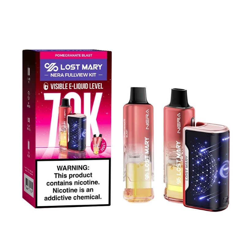 Lost Mary Nera Fullview 70K Disposable Vape Kit 24ml 5% (70000 Puffs) - 图片 6