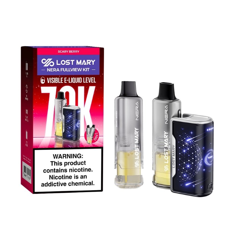 Lost Mary Nera Fullview 70K Disposable Vape Kit 24ml 5% (70000 Puffs) - 图片 4
