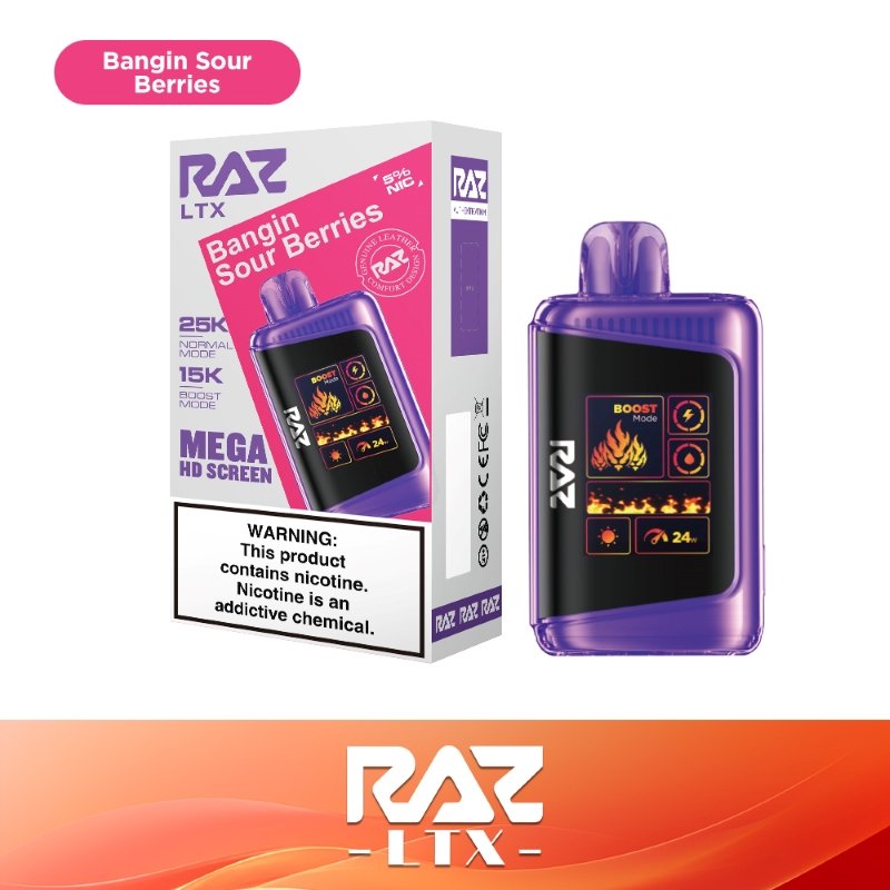 RAZ LTX 25K Disposable Vape 16ml 5% - 图片 15