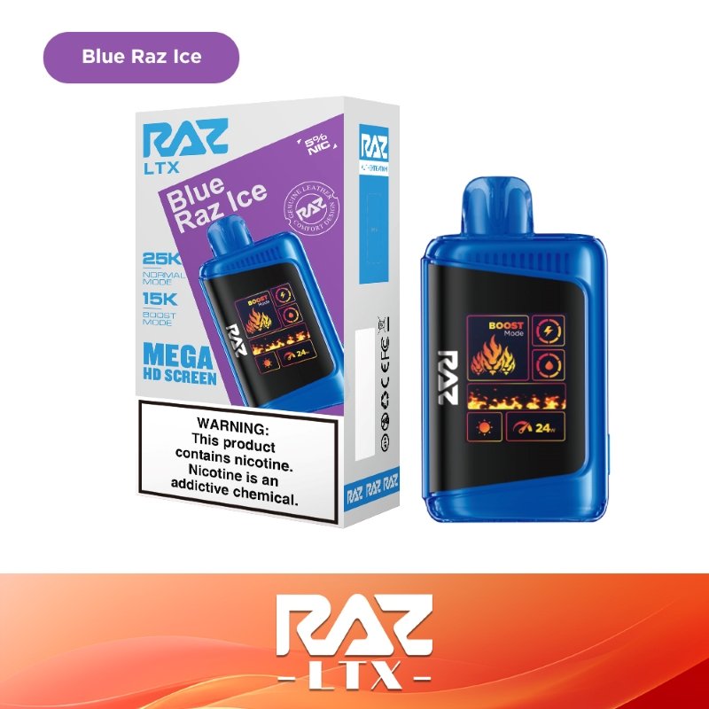 RAZ LTX 25K Disposable Vape 16ml 5% - 图片 12