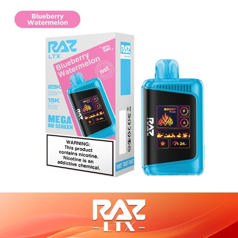 RAZ LTX 25K Disposable Vape 16ml 5% - 图片 13