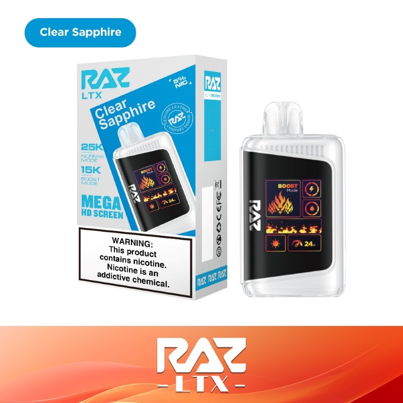 RAZ LTX 25K Disposable Vape 16ml 5% - 图片 8