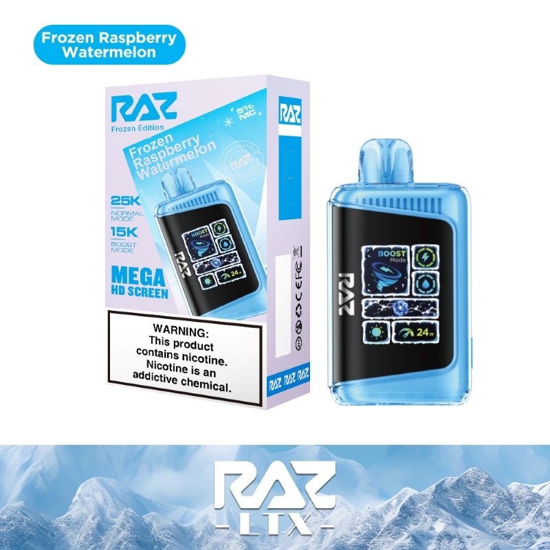 RAZ LTX 25K Disposable Vape 16ml 5% - 图片 2