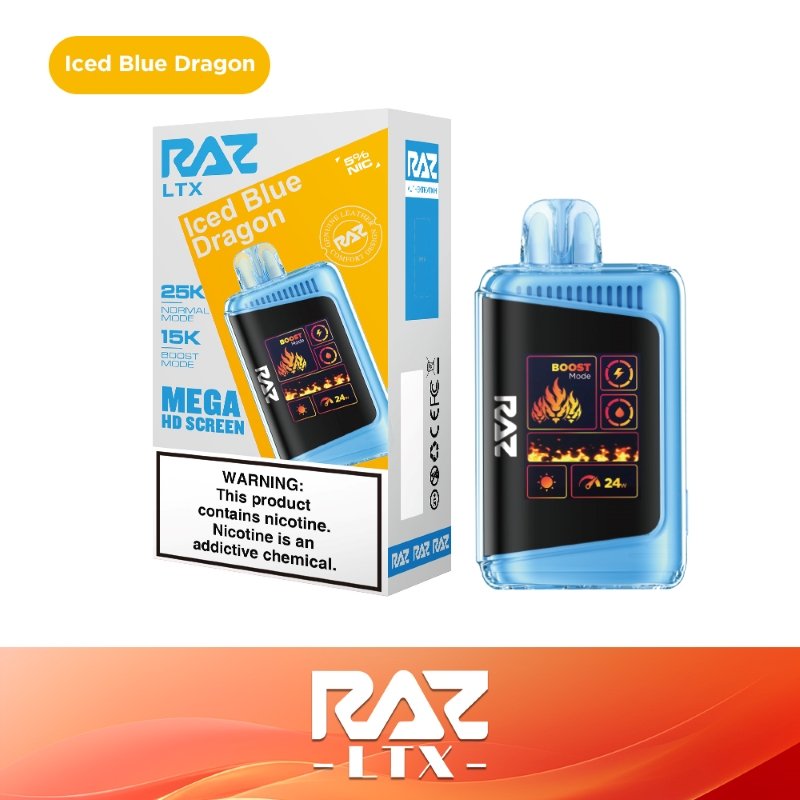 RAZ LTX 25K Disposable Vape 16ml 5% - 图片 34