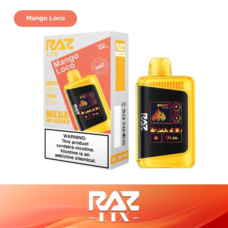 RAZ LTX 25K Disposable Vape 16ml 5% - 图片 33