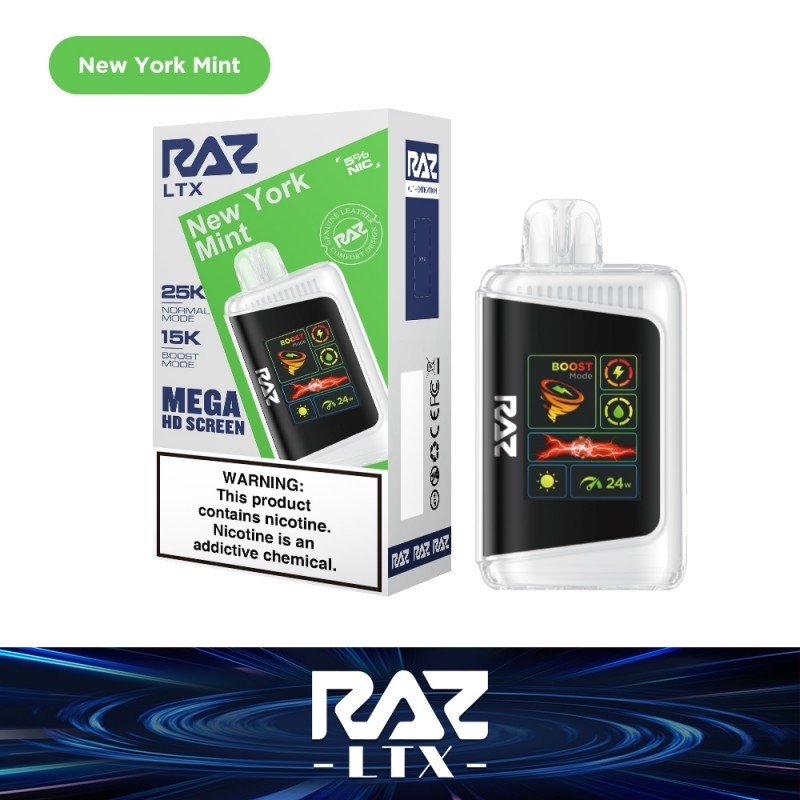 RAZ LTX 25K Disposable Vape 16ml 5% - 图片 31