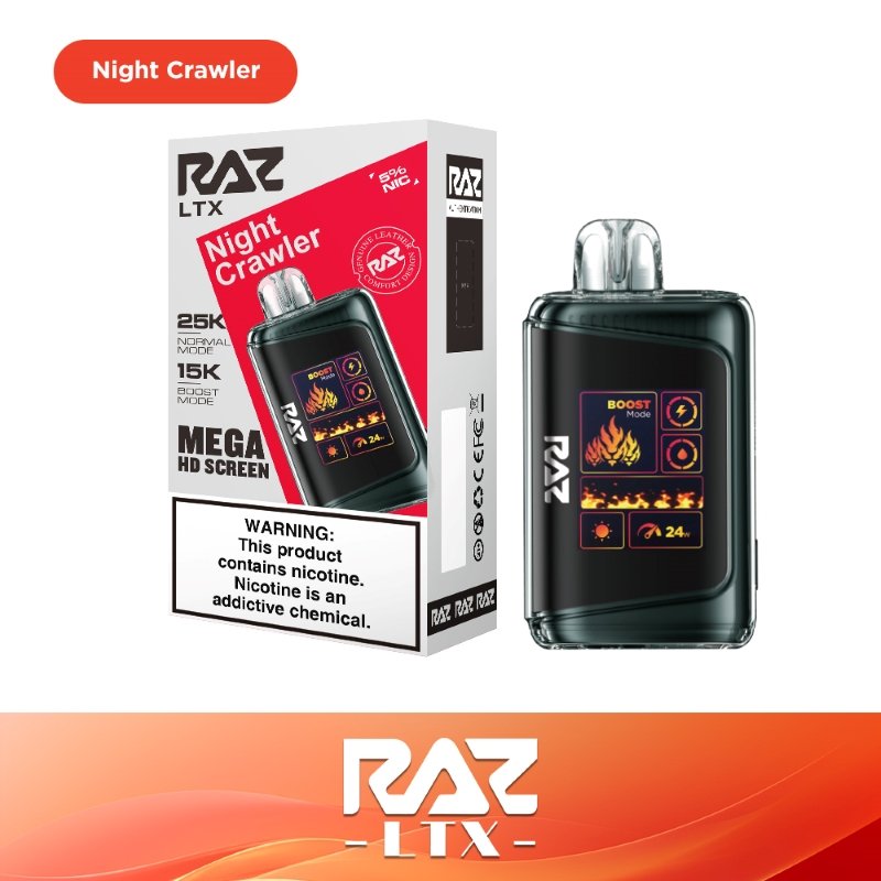 RAZ LTX 25K Disposable Vape 16ml 5% - 图片 30