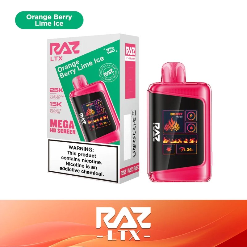 RAZ LTX 25K Disposable Vape 16ml 5% - 图片 37