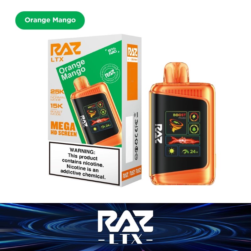 RAZ LTX 25K Disposable Vape 16ml 5% - 图片 29