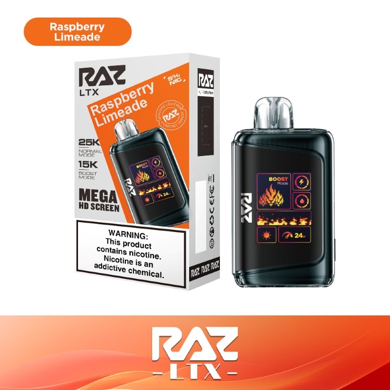 RAZ LTX 25K Disposable Vape 16ml 5% - 图片 26