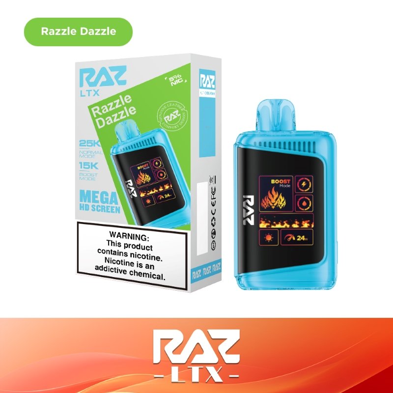 RAZ LTX 25K Disposable Vape 16ml 5% - 图片 25