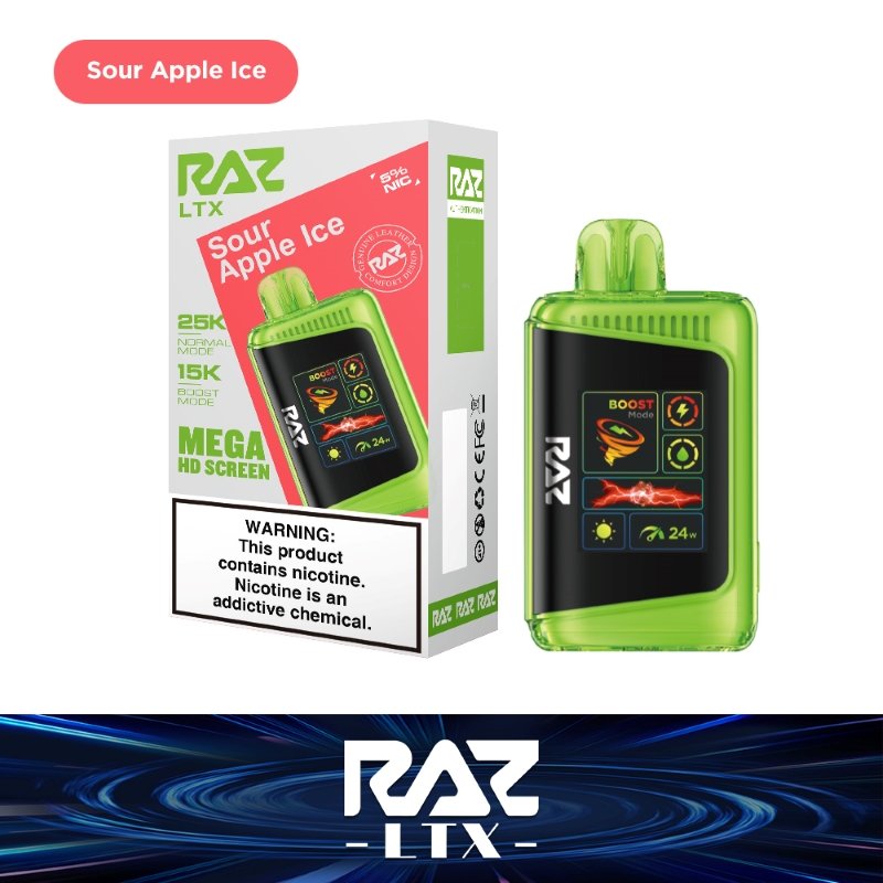 RAZ LTX 25K Disposable Vape 16ml 5% - 图片 24