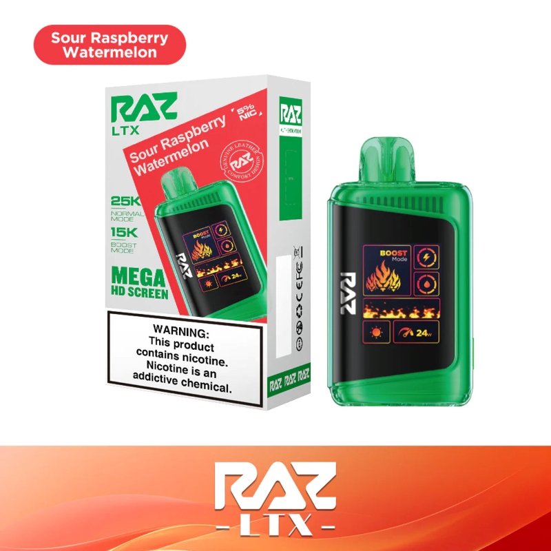 RAZ LTX 25K Disposable Vape 16ml 5% - 图片 38