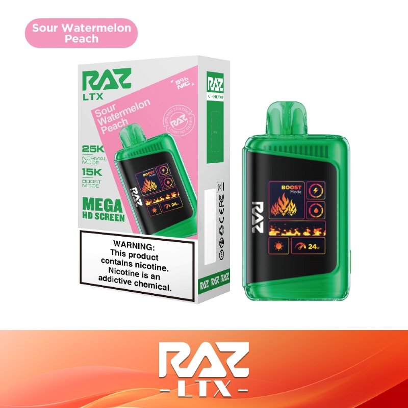 RAZ LTX 25K Disposable Vape 16ml 5% - 图片 22