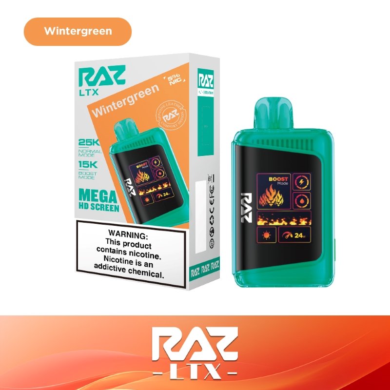 RAZ LTX 25K Disposable Vape 16ml 5% - 图片 16